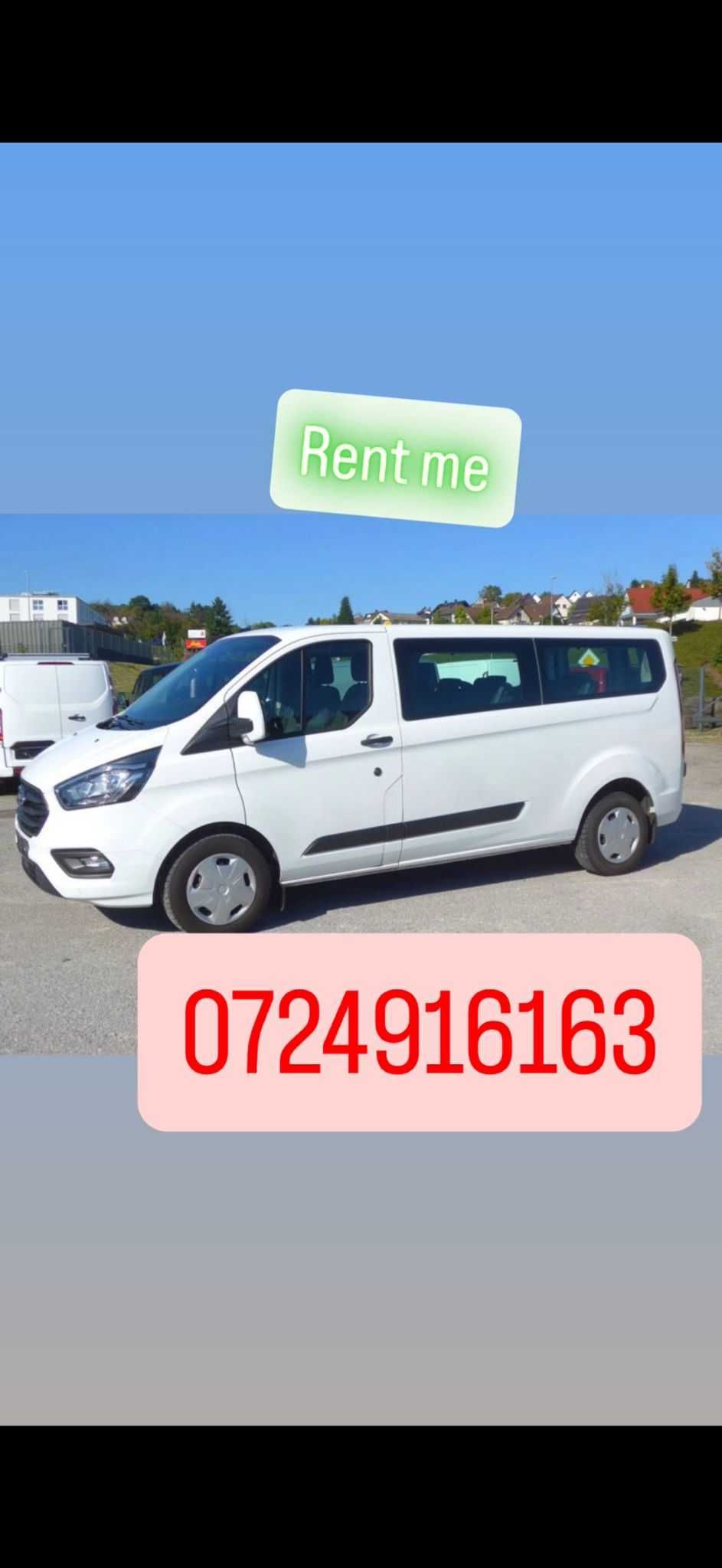 Inchiriez/Inchirieri Rent-a-van Bucuresti închiriere dubă 8+1 microbuz