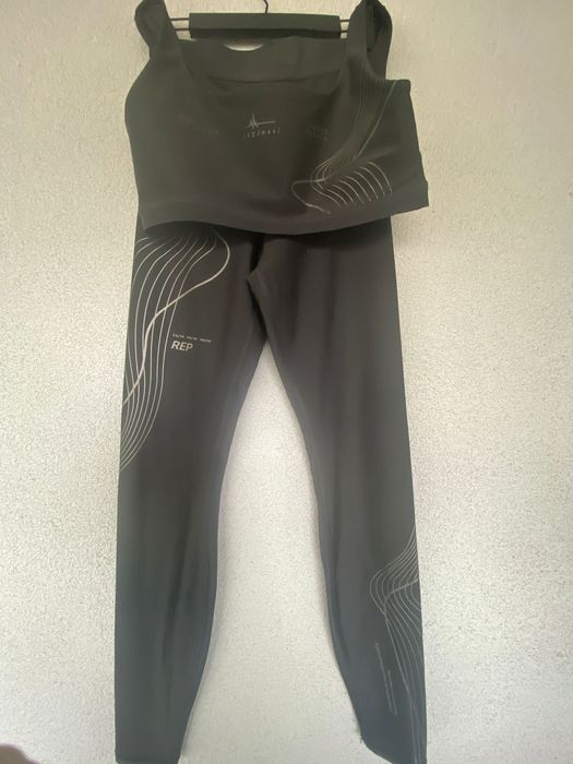 Set Colanti+bustiera, DRYMOVE, H&M, high-tech, nou, XS