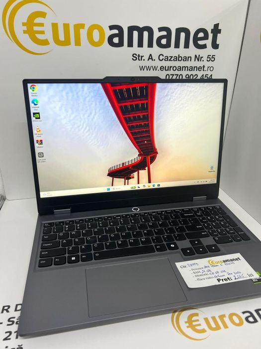 Laptop Gaming Lenovo LOQ 15ARP9, AMD Ryzen 5 7235HS -I-