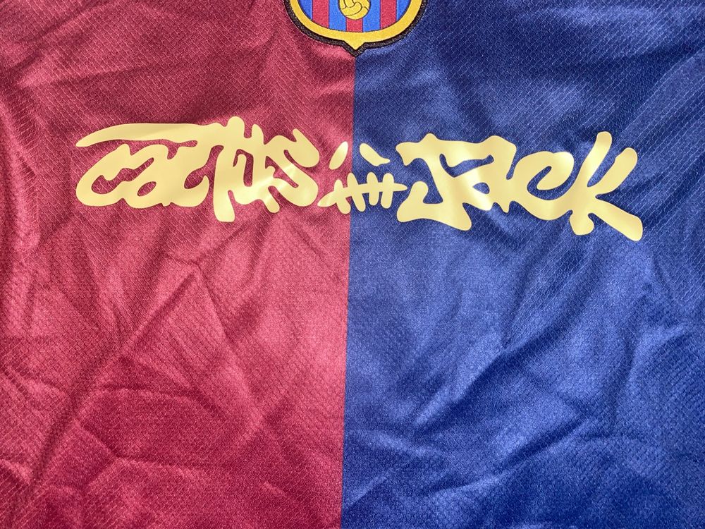 Тениска на FC Barcelona X Travis Scott