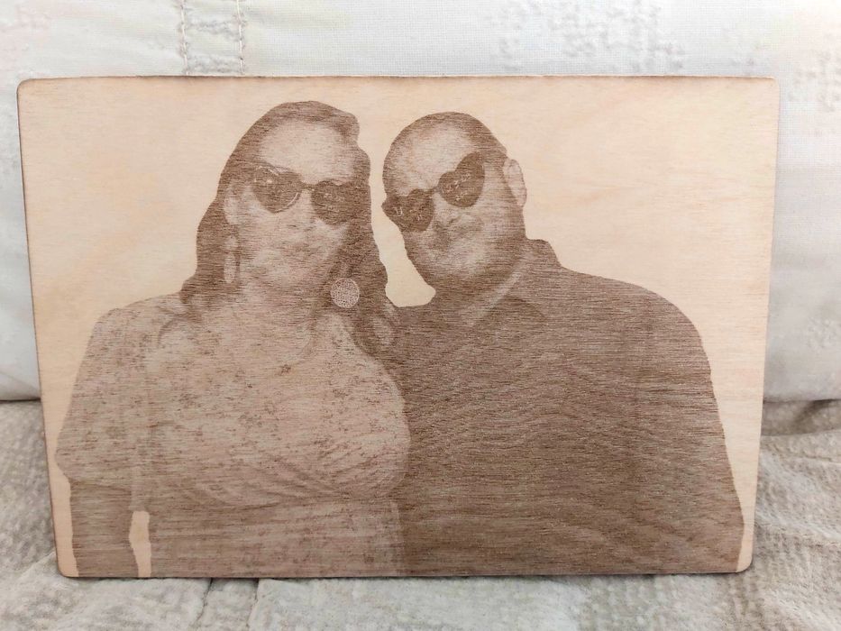 Лазерно гравирана снимка