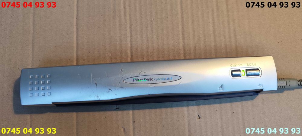 scanner portabil PLUSTEK OPTIKSLIM M12 scsa4601eu cu cablu usb win11