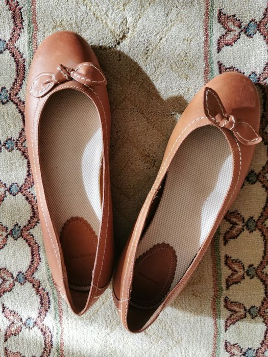 Балетки кожаные новые 37 р