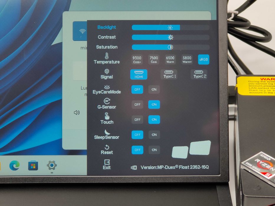 Mobile Pixels Duex Float 15.6-inch 1080p Touchscreen Display