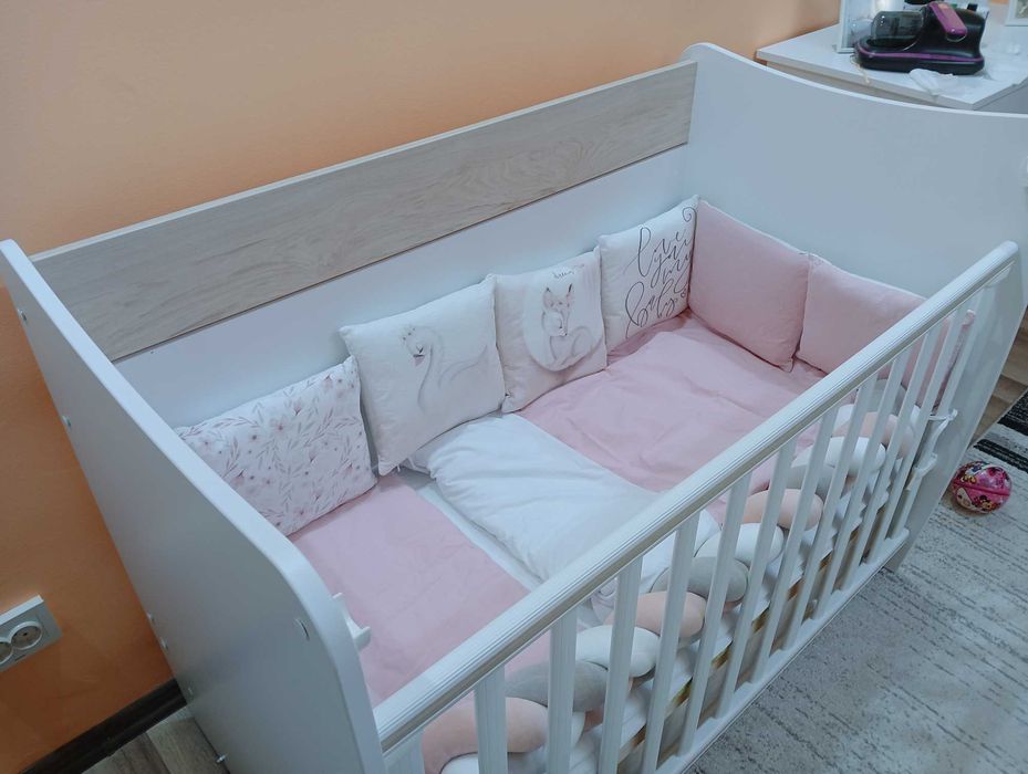 Детско легло и бебешки спален комплект