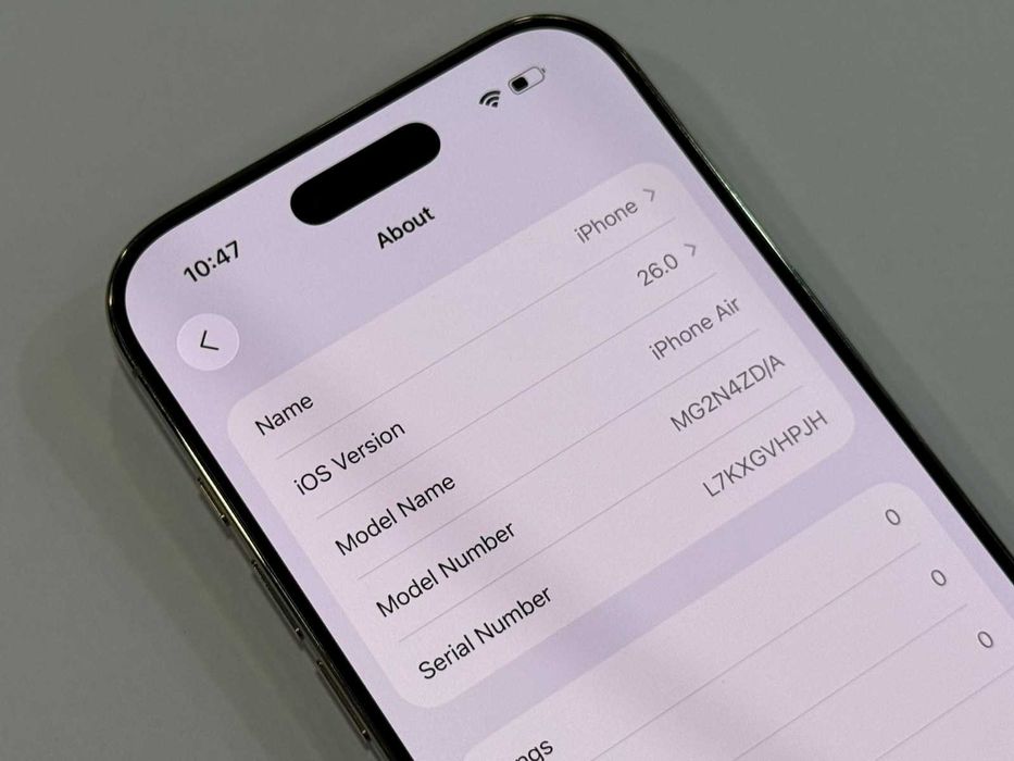 Apple iPhone Air 256GB- 12м. Гаранция