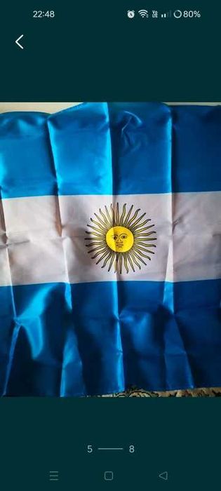 Vând steag - fular Argentina