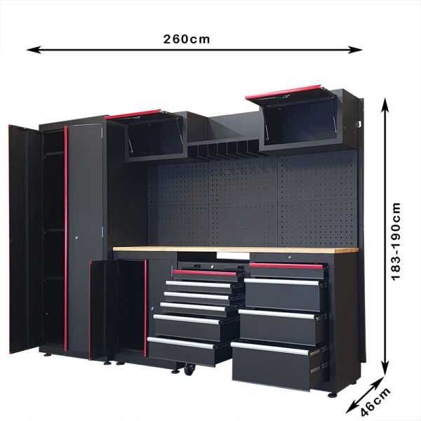 Mobilier metalic pentru atelier 14 piese