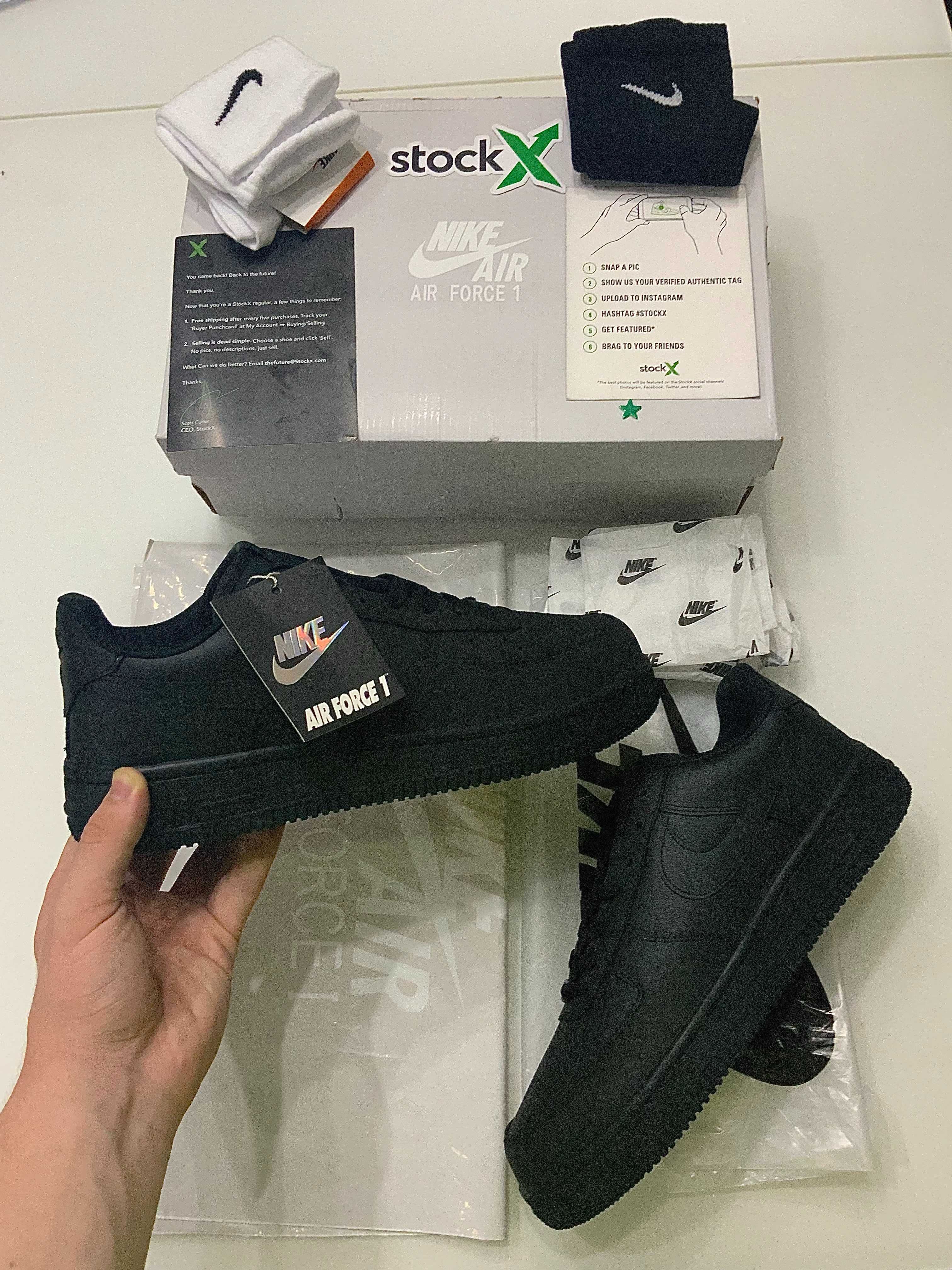 (36-46н) Nike Air Force 1 07' Triple Black
