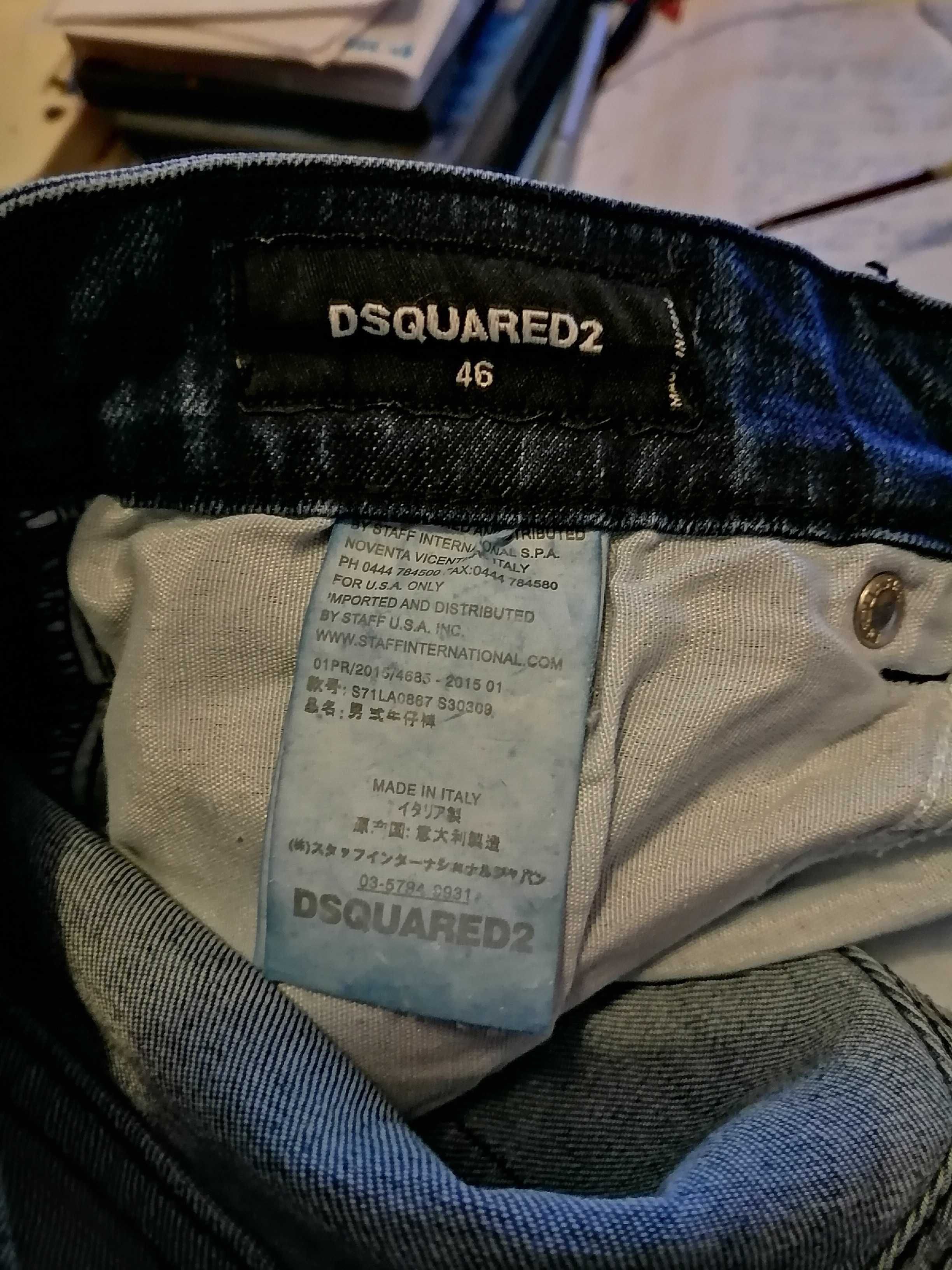Disquared2 distressed jeans masura 46 100% Originali made in Italy