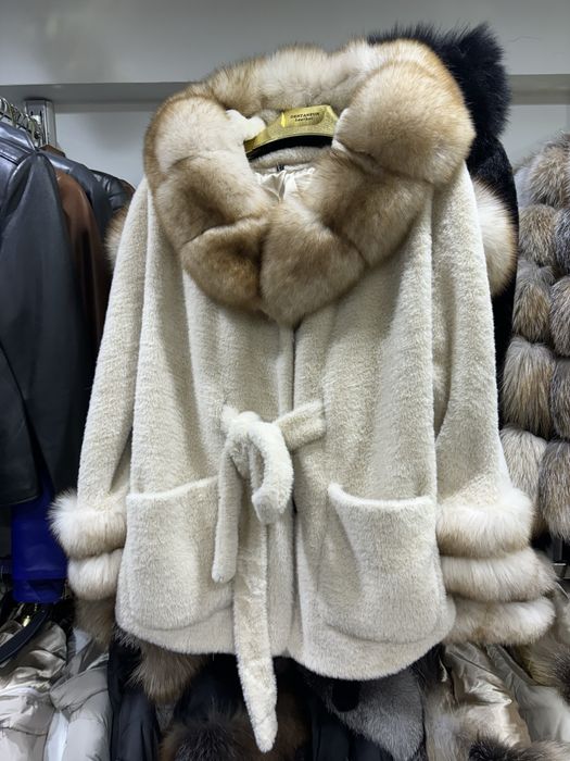 Haina Alcantara blana naturala vulpe