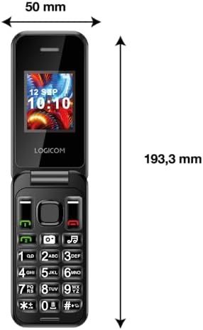 Telefon cu butoane NOKIA LOGICOM  Dual Sim pentru seniori -NOU Sigilat