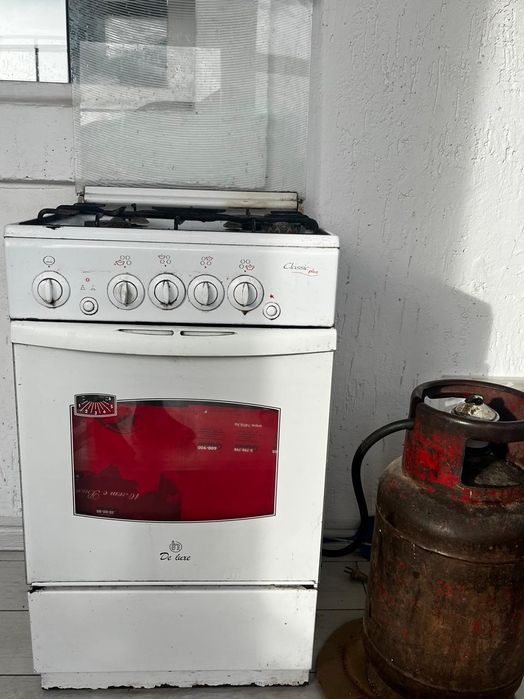 Продам, газ плиту с балонам