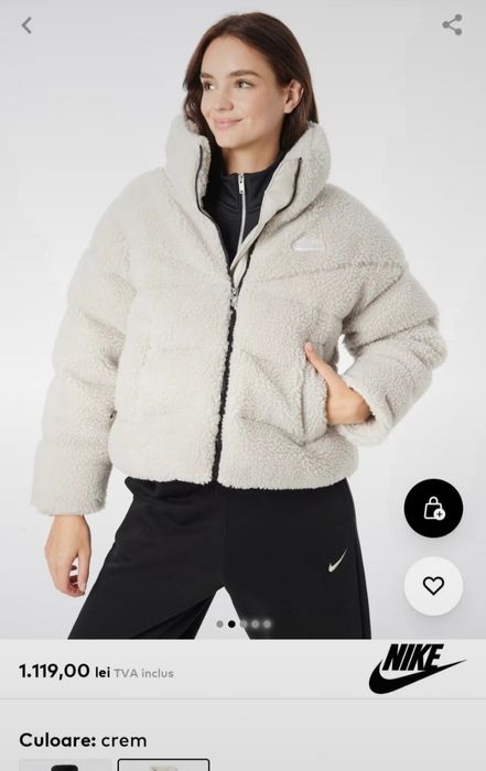 Geaca Nike Blana Therma Fit