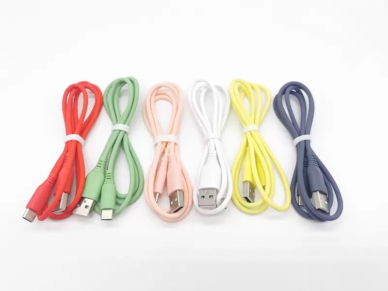 2.4A USB для типа C кабели C кабельные продовольственные силиконовые