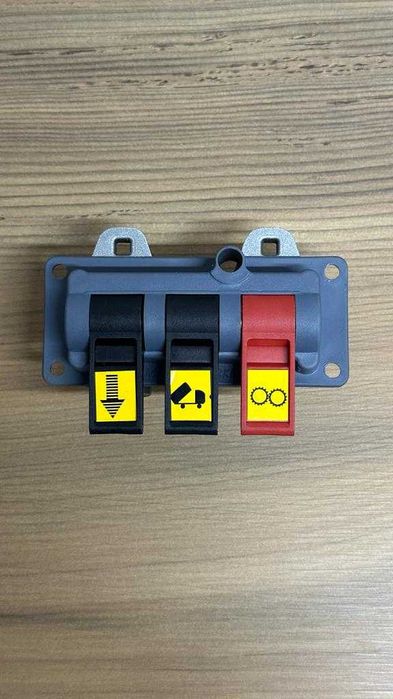 Comanda Pneumatica Basculare Cu 3 Butoane, 1/4", Max 12Bar