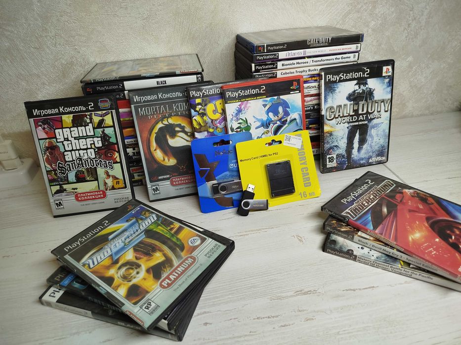 Sony Playstation 2 диски ps2 игры