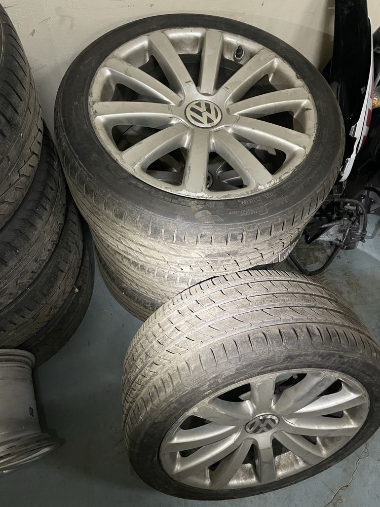 Джанти с гуми 19 5x112 от VW Phaiton
