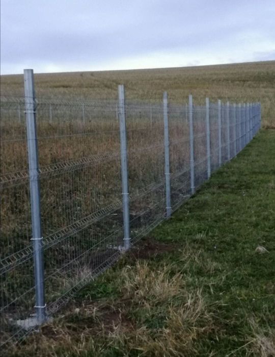 Împrejmuirea terenurilor cu plasă burdurată