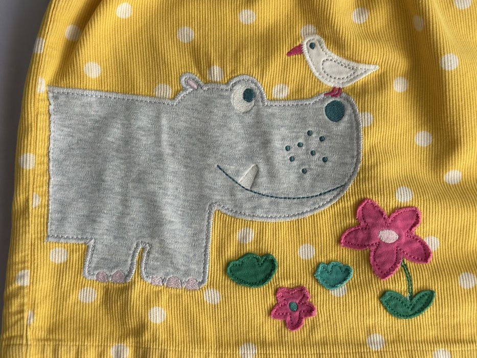 Sarafan catifea reiata Frugi 98 cm, 2-3 ani