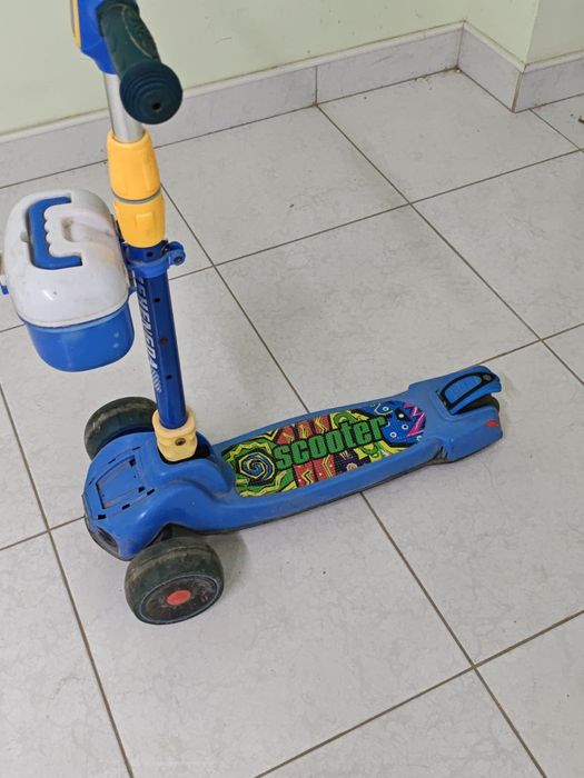 Детский Самокат с короблчкой