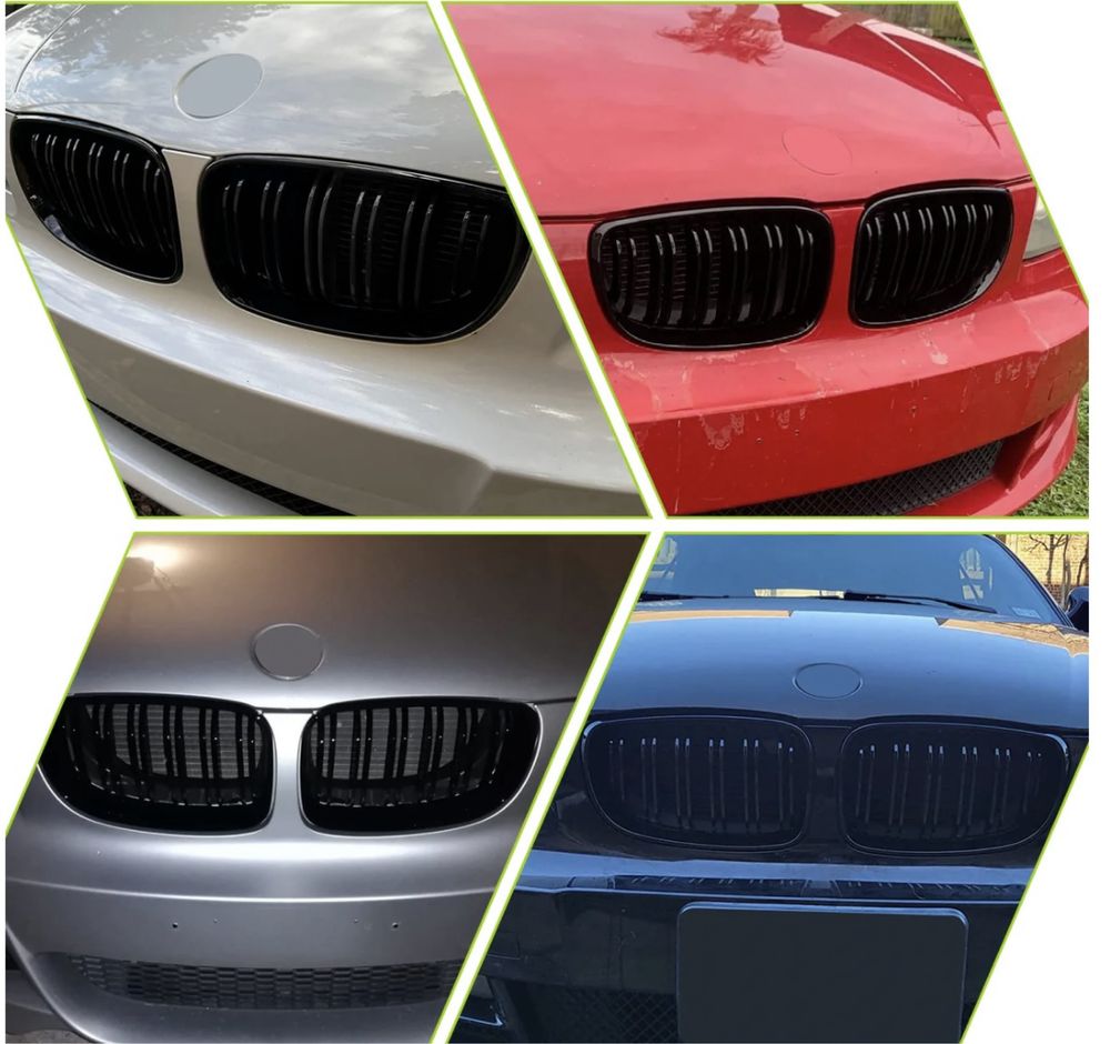 Grile centrale BMW Seria 1 E81, E82, E88 2008-2011 - Piano Black