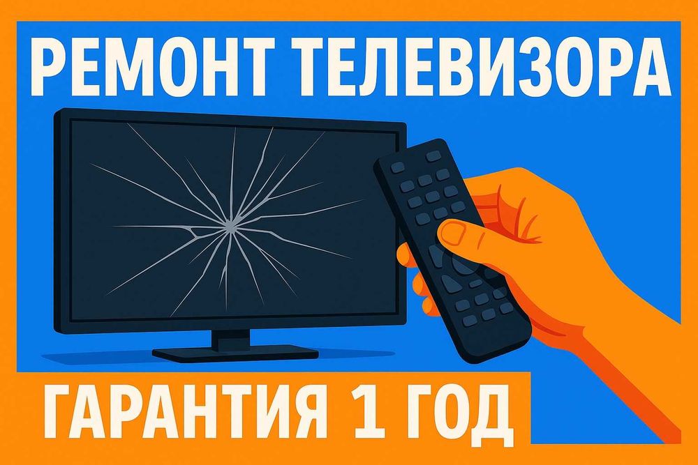 Ремонт телевизора | Гарантия 1 год