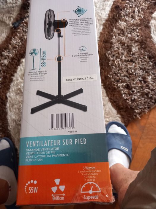 Ventilator nou reglabil cu 3 viteze