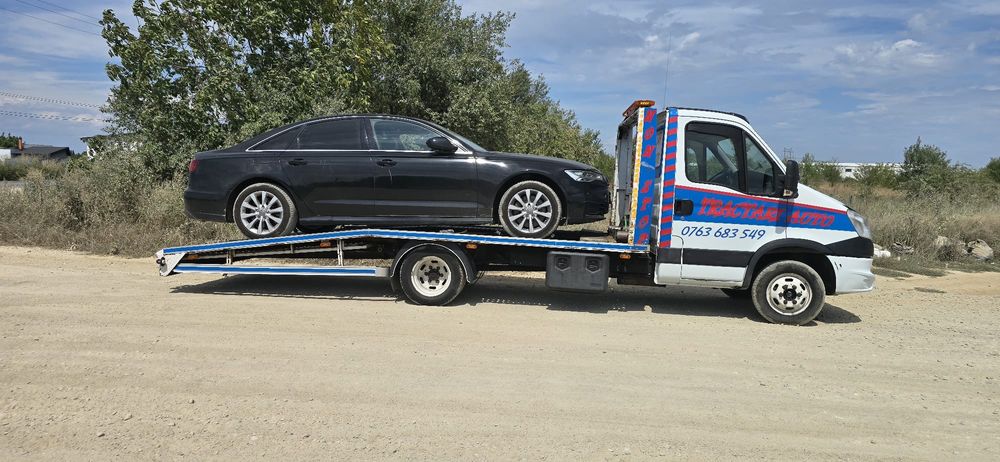 Tractari auto moto dube Transport rulote Platforma auto 24/7