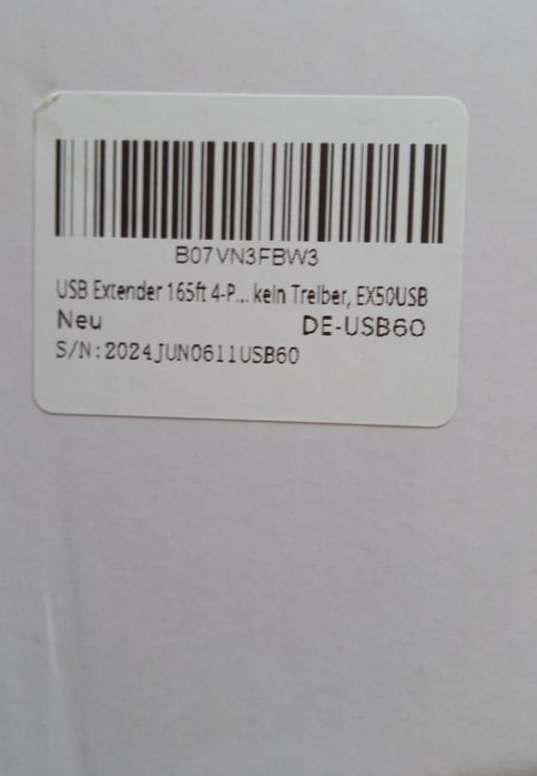 Extensor USB 165 ft Hub USB 2.0 cu 4 porturi de la Ethernet Cat5e Cat6