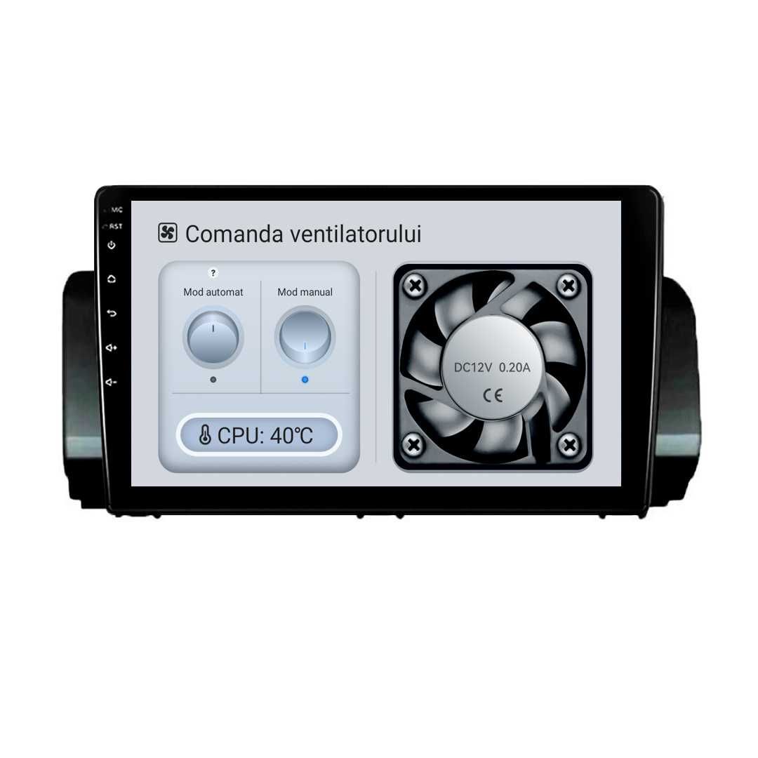 Navigatie Dedicata Dacia Logan (2021-2023), 9Inch, Bluetooth, Carplay