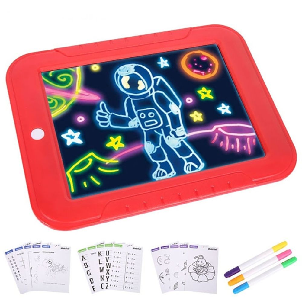 Tableta interactiva MAGIC PAD 3D tabla magica de desenat+accesorii