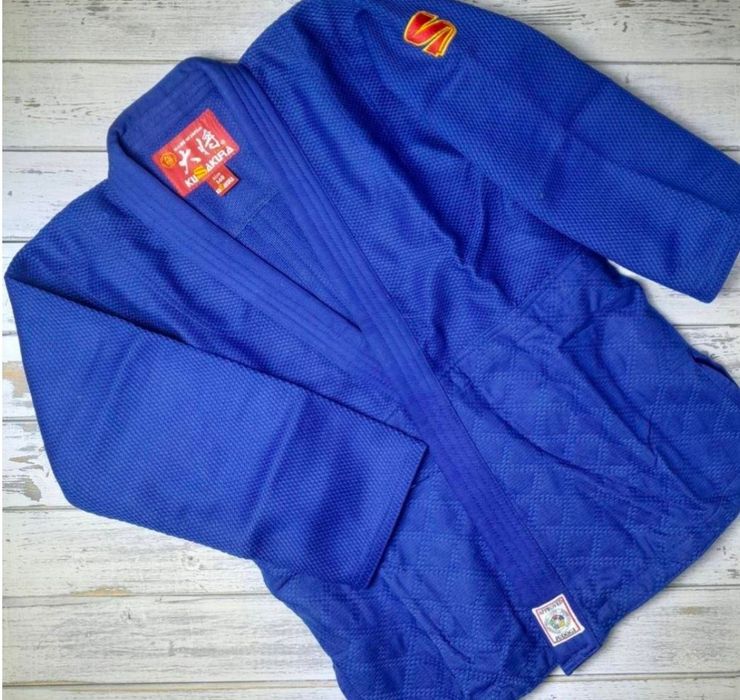 Кимоно кусакура синий размер 150