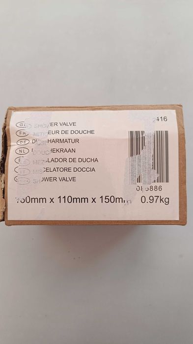 Set robinet/valvă de duș cu montaj în perete – Nou, cu instrucțiuni