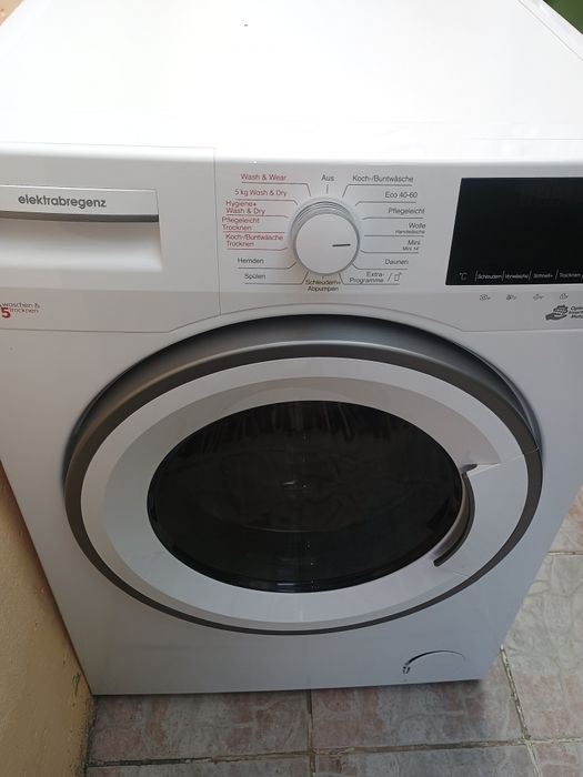 Mașină de spălat rufe elektrabregenz cu uscător 8/5