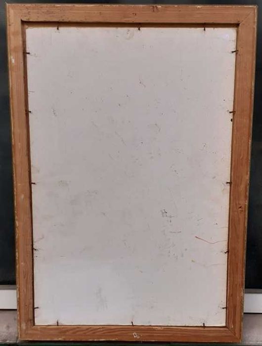 Tablou vechi - flori rosii - semnat Tuculescu