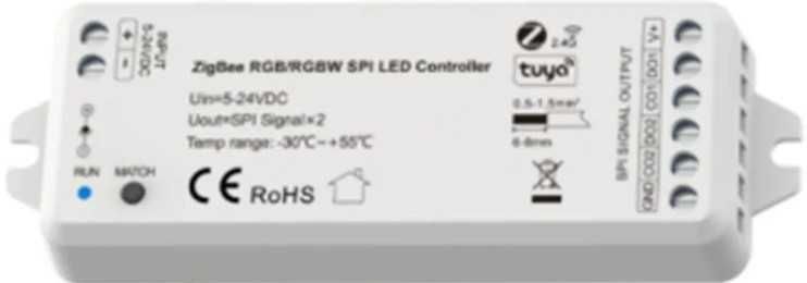 Контроллер SPI RGB ленты(ZigBee) Tuya