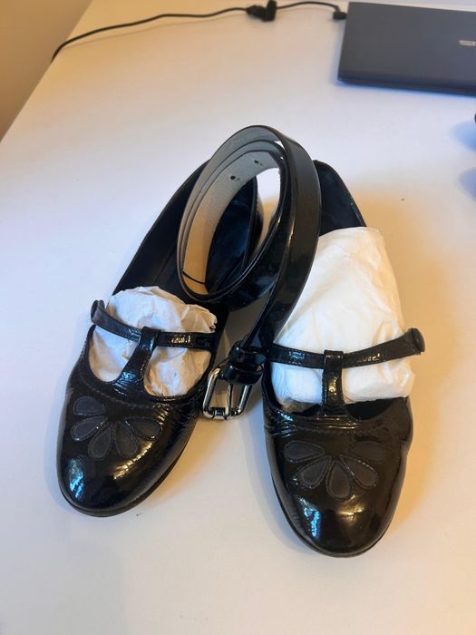 Balerini Christelen B ( Musette ) + curea piele lacuita