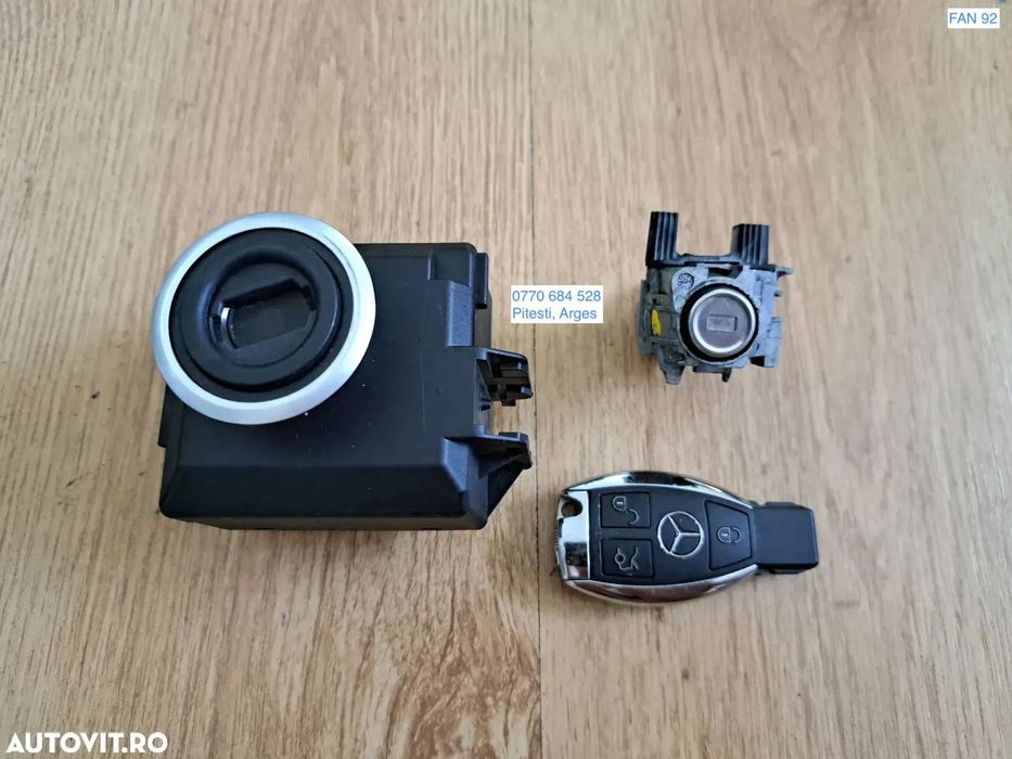 Contact pornire motor cu cititor cheie Broasca Incuietoare usa sofer Cheie Originale Mercedes A-class W176 B-class W246 W246
