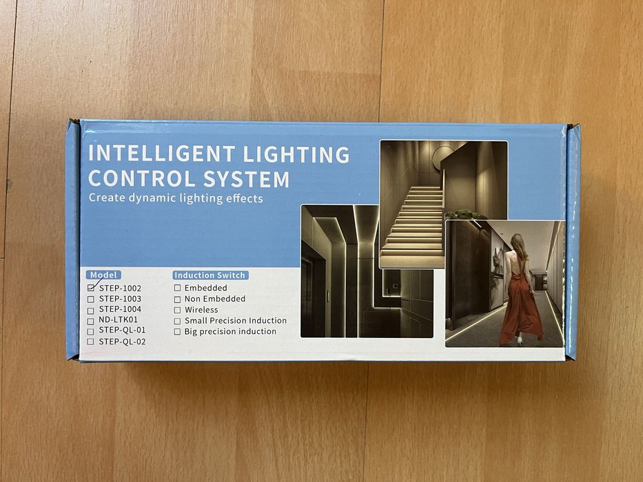 Controler iluminat LED scari 32 trepte cu 2 senzori de miscare