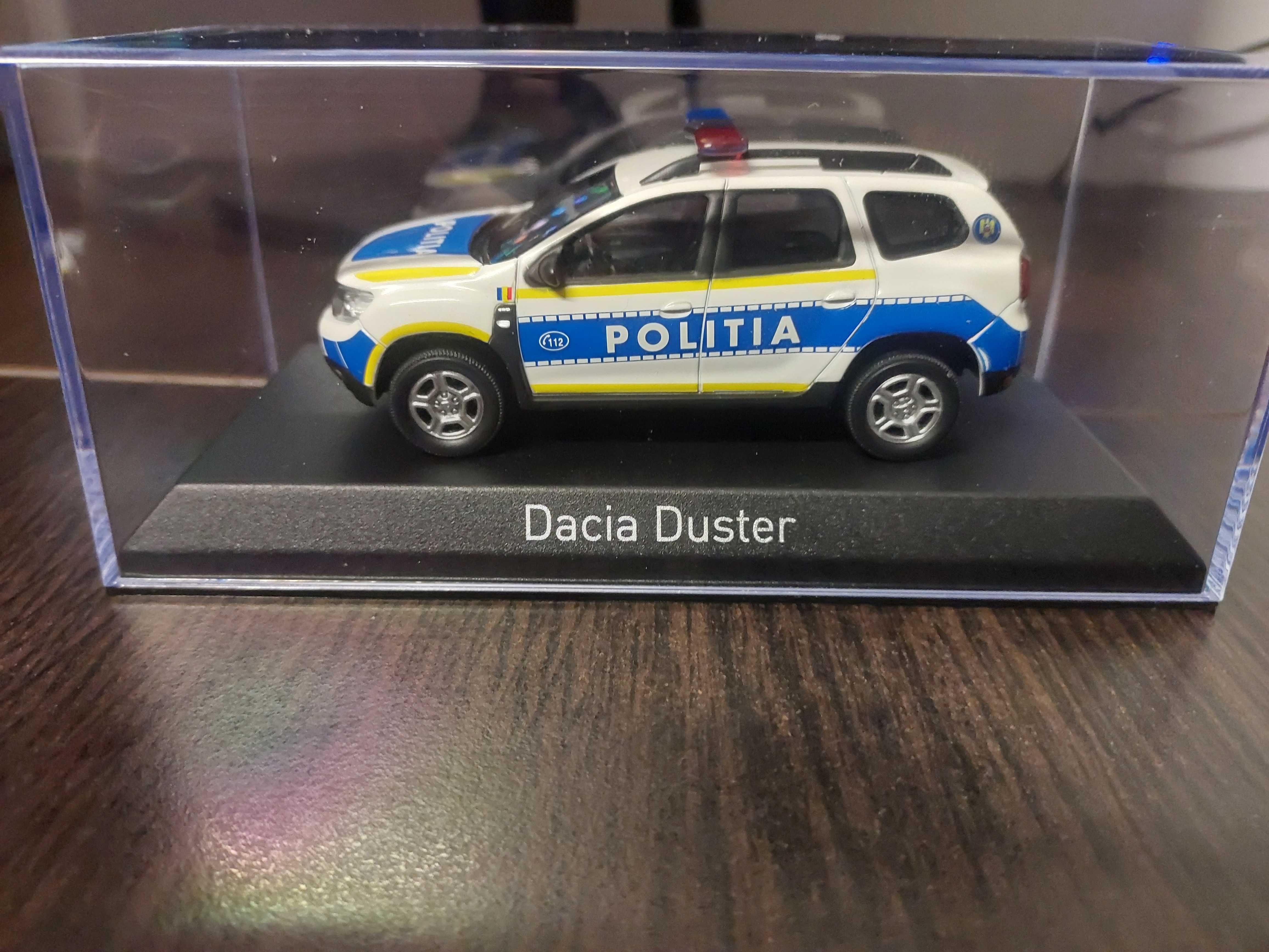 Macheta DACIA DUSTER MK2 2019 POLITIA ROMANA - Norev, 1/43, ed.lim.