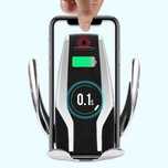Поставка за телефон с вградено безжично зарядно за кола Smart sensor.