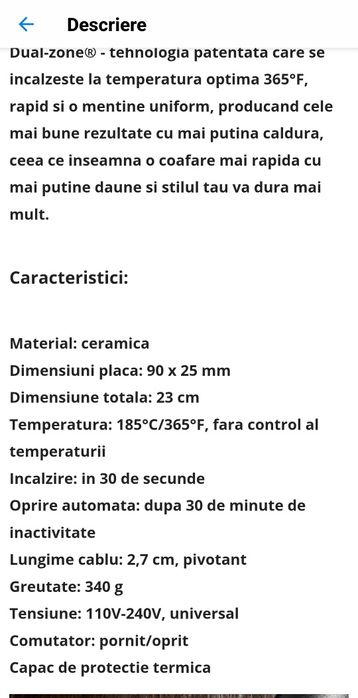 Placa de par Ghd gold professional advanced styler