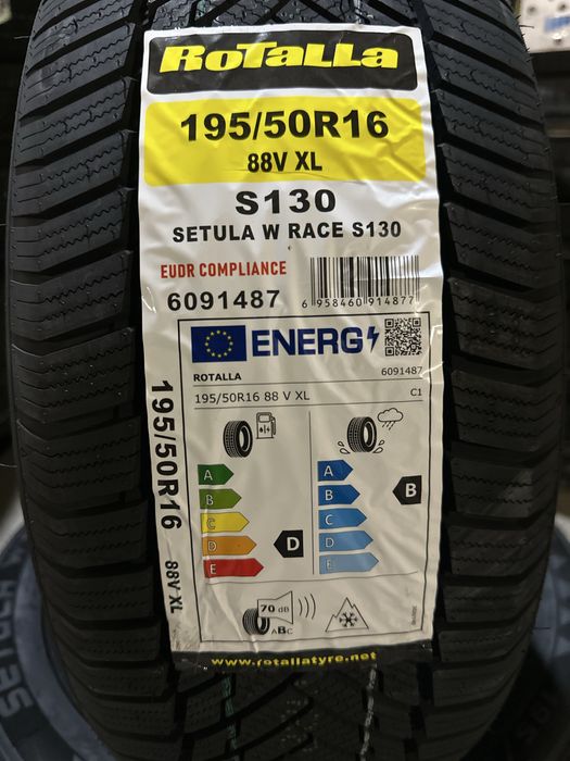 Нови Зимни Гуми Rotalla Setula S130 195/50R16 88V XL НОВ DOT 1955016