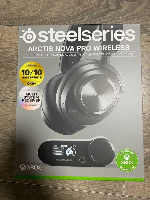 Casti Gaming Wireless STEELSERIES Arctis Nova Pro, Xbox, PC, Noi