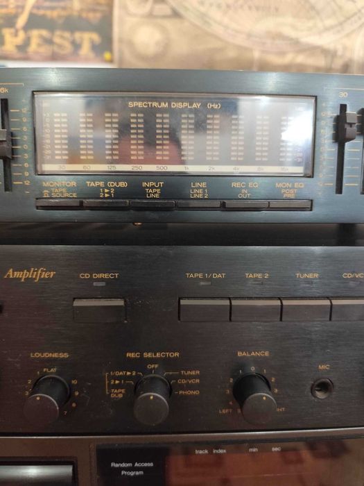 Teac A-X550 si Teac EQA-22