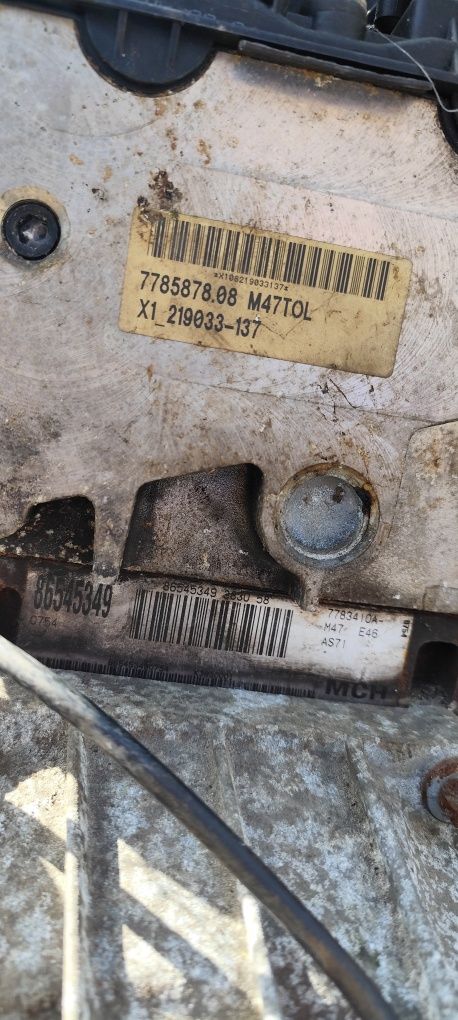 Motor cu anexe și cutie BMW e46 320D 150hp