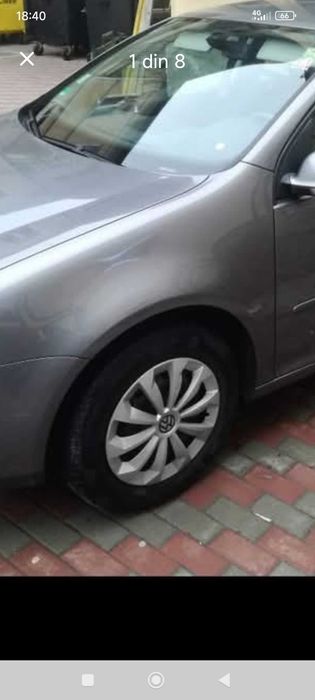 Jante tabla cu capace cauciucuri de iarna pe 15 volkswagen și Mazda 3