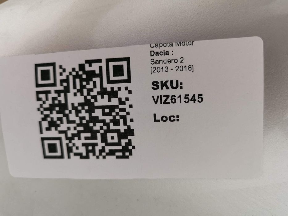 Преден капак Дачия Сандеро 2 / Dacia Sandero 2 [- ] Леко повреден