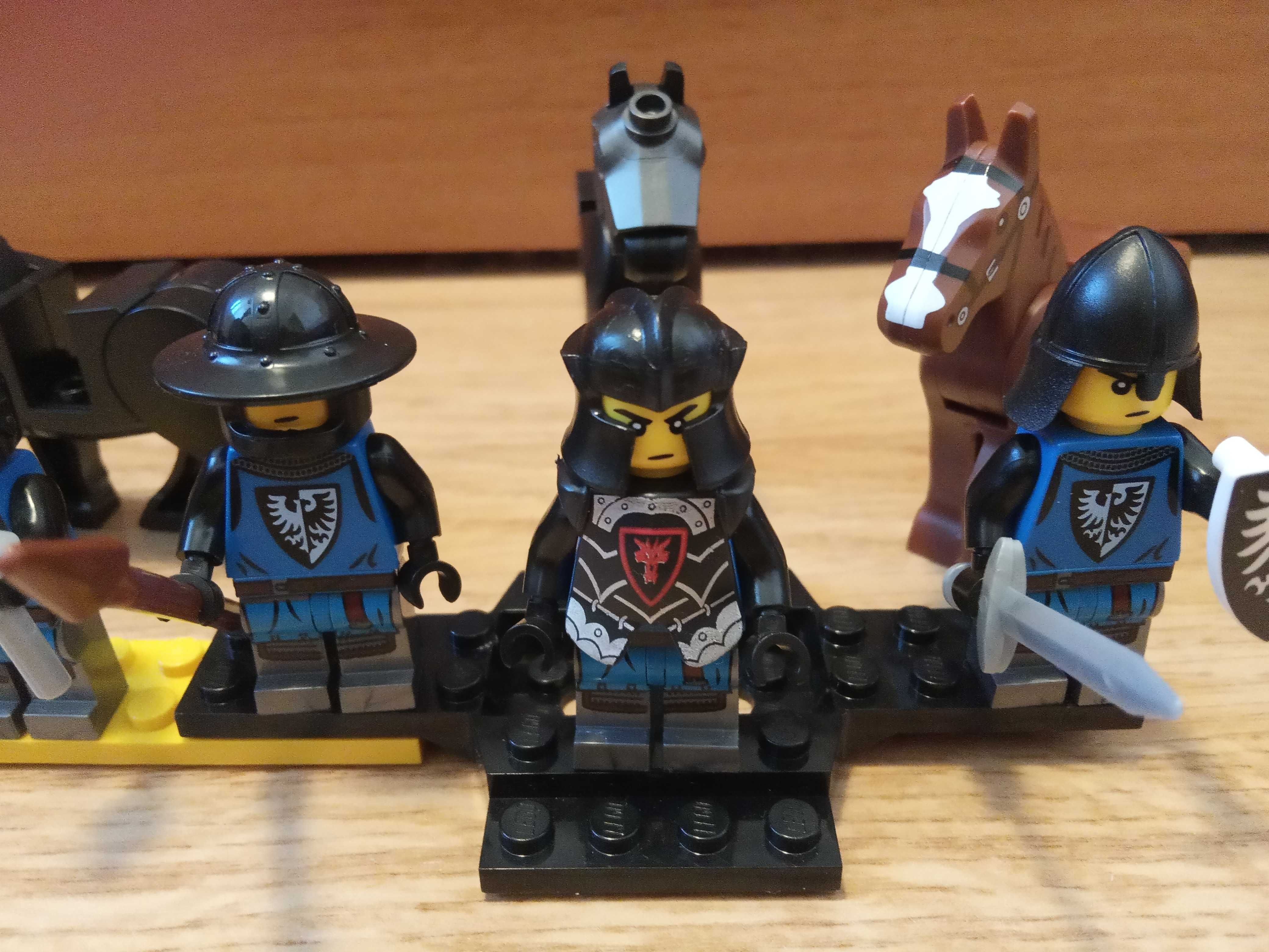 Cavaleri Lego Lion knights si black falcons